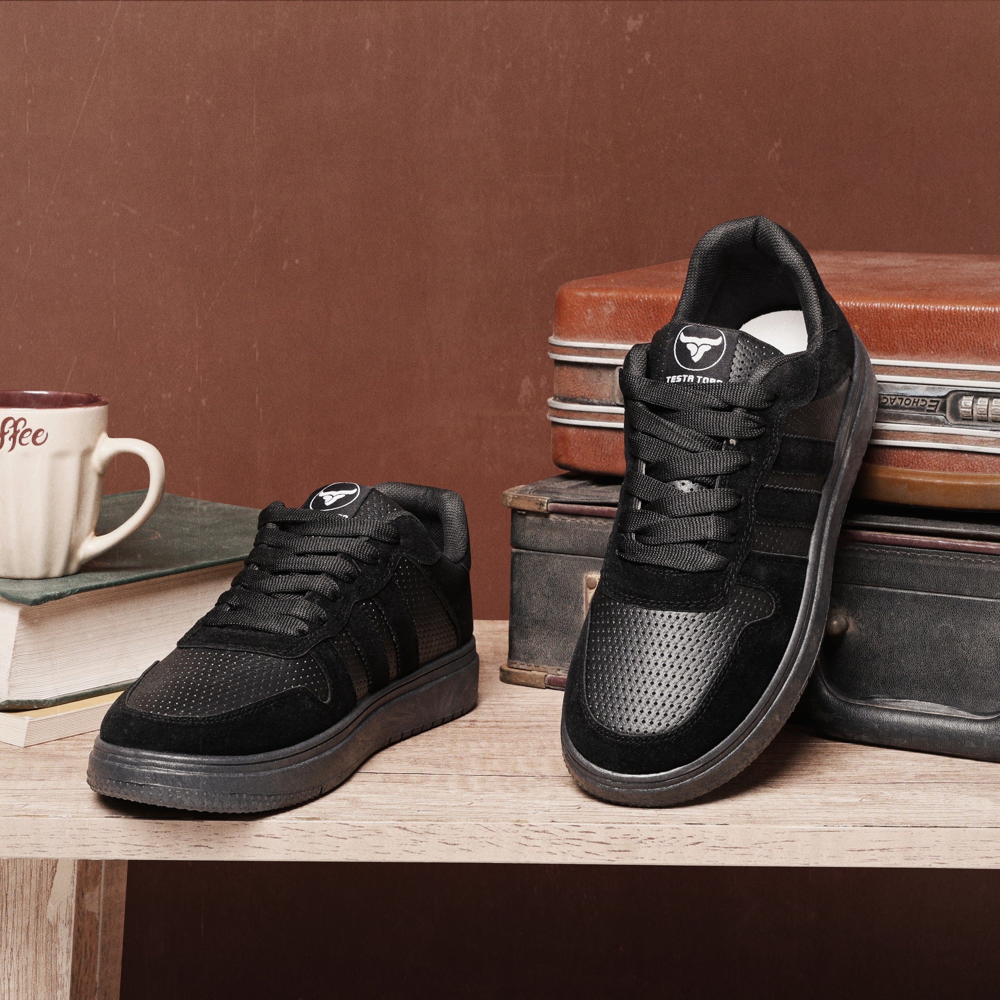 حذاء من الفئة الفاخرة بأساس من جلد الفورميلا مطعم بجلود مدبوغة الوجهين دبل فيس من تيستا تورو x13 - Image 58